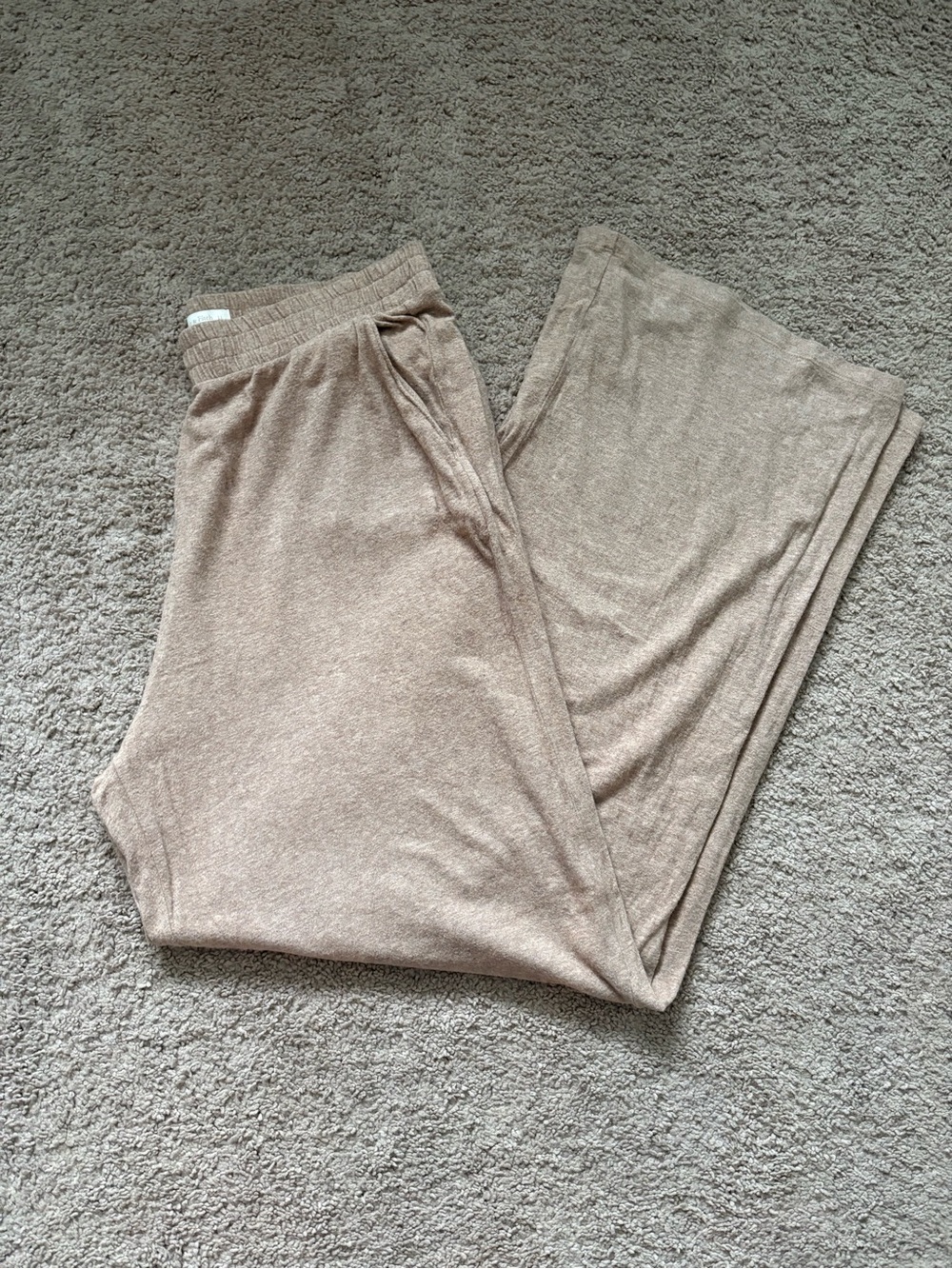 Abercrombie & Fitch Women's Wide Leg Lounge Pants - Taupe